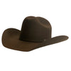 Brown cowboy hat on a white background