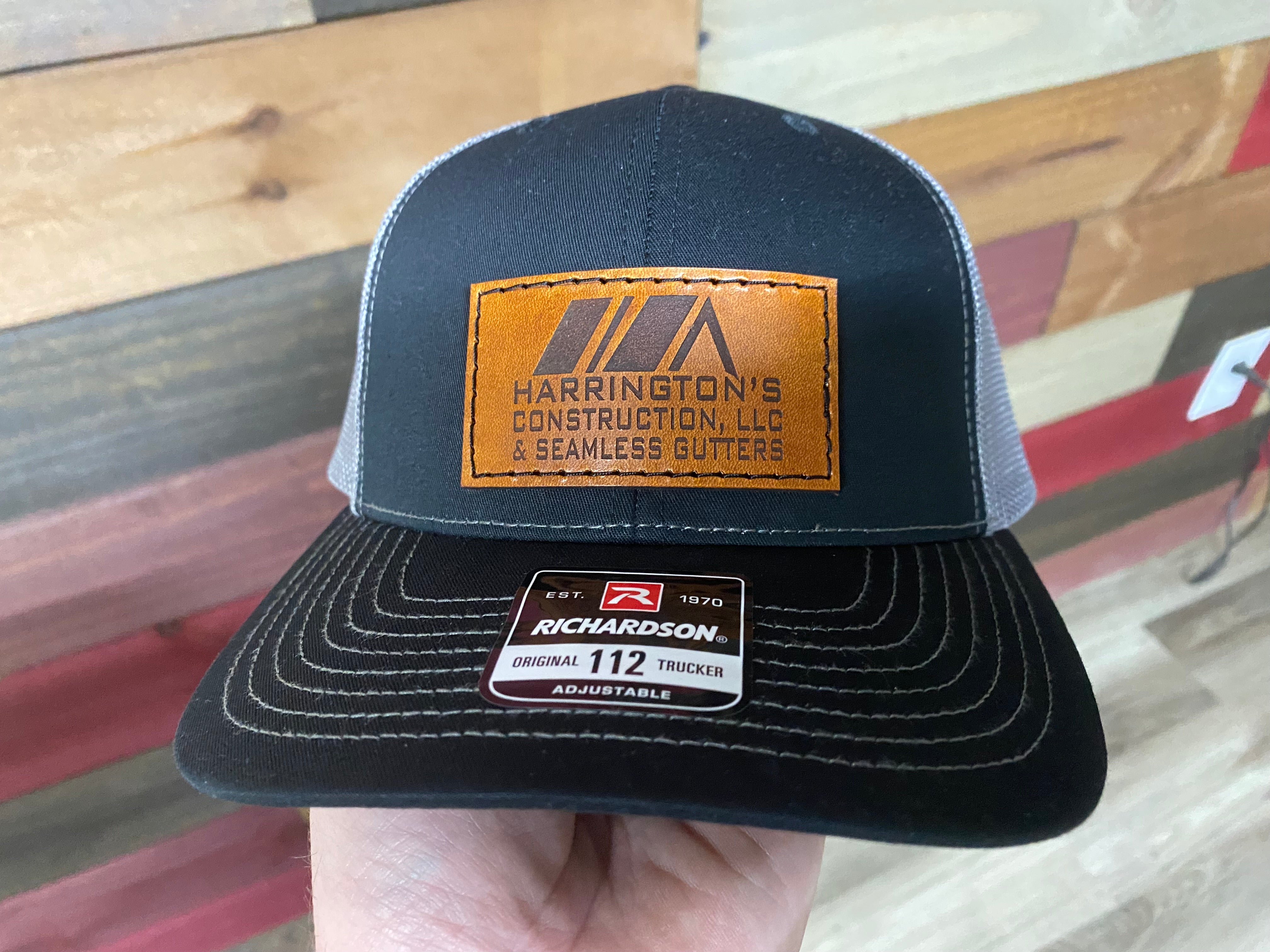 Custom Richarson 112 Leather Patch Hat (add Your Logo or Design)